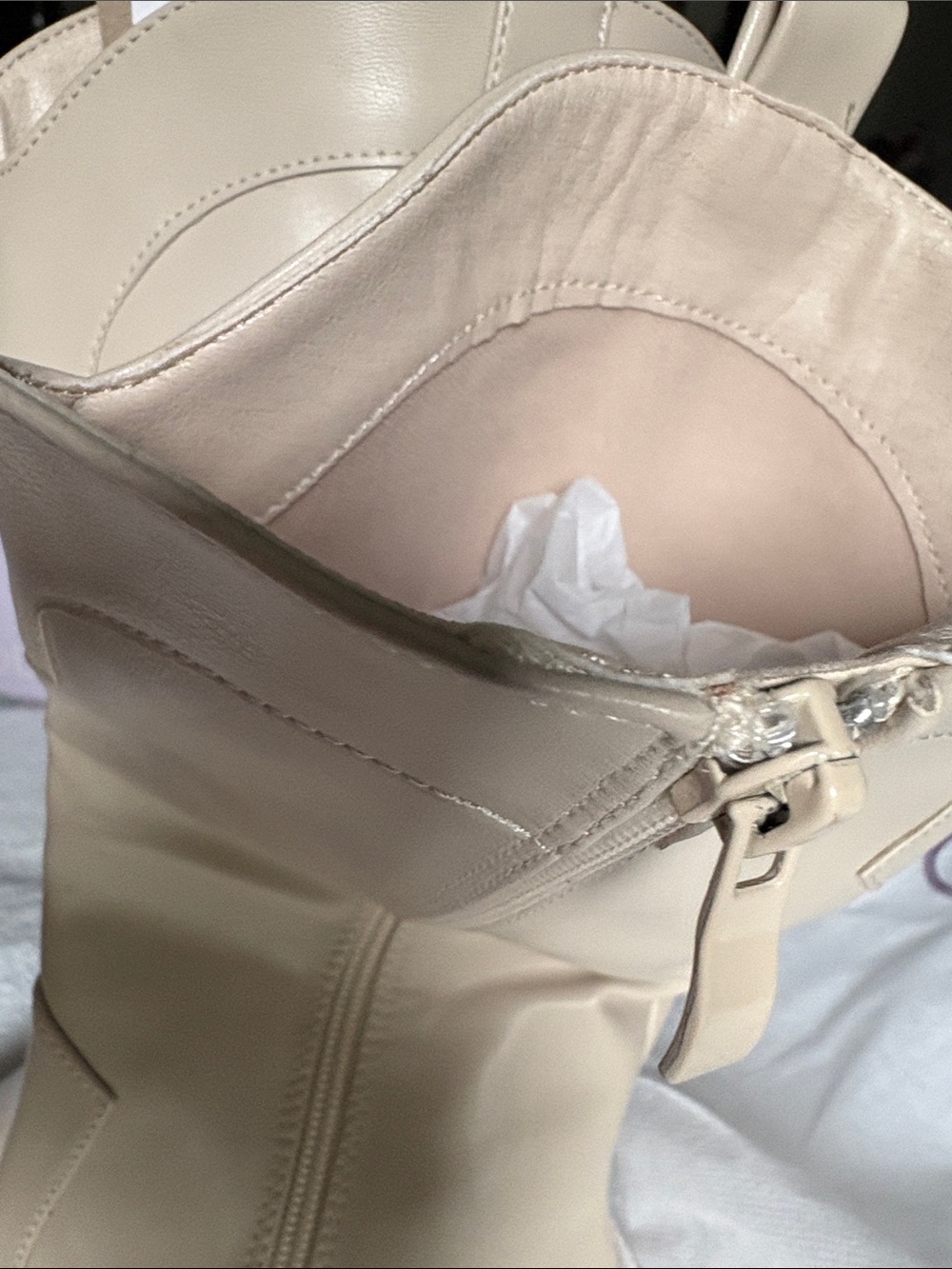 TOP Moda Ivory Boots - Picture 5 of 7